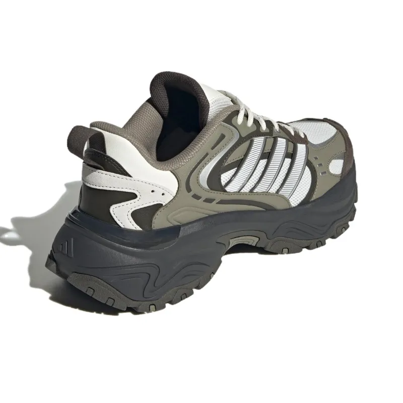 Adidas Anti Slip Wear Resistant Low Top Casual Shoes Unisex Gray Green-3