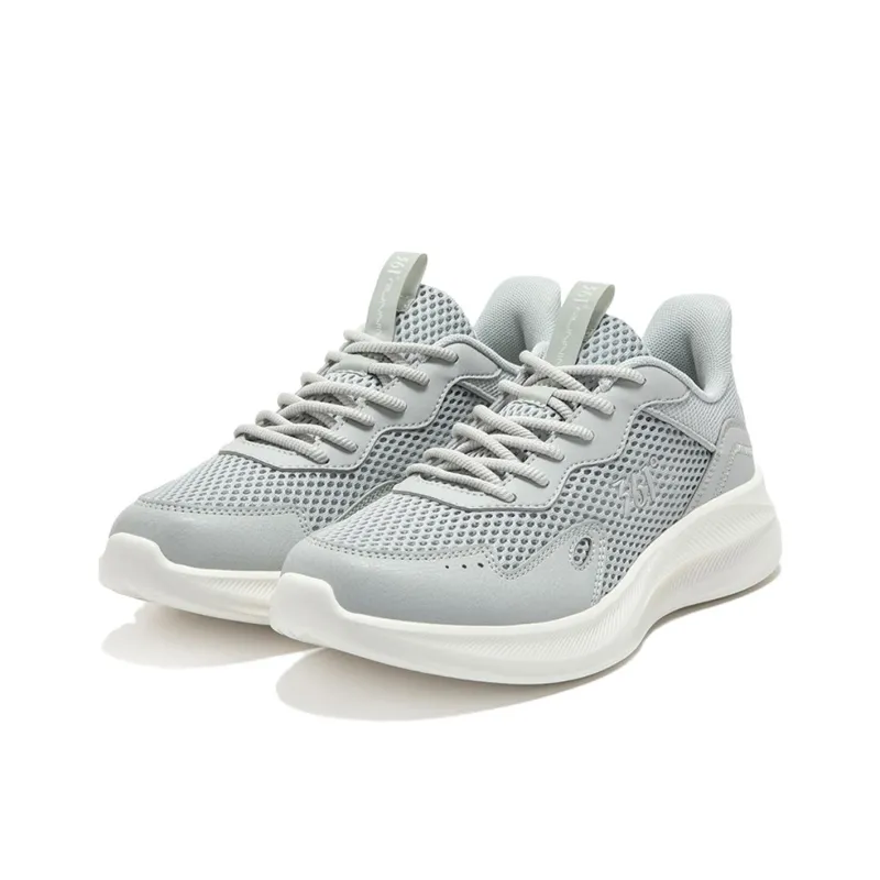 361° Blade 2.0 Abrasion Resistant Slip Resistant Low Top Casual Running Shoes Women's Gray White-2