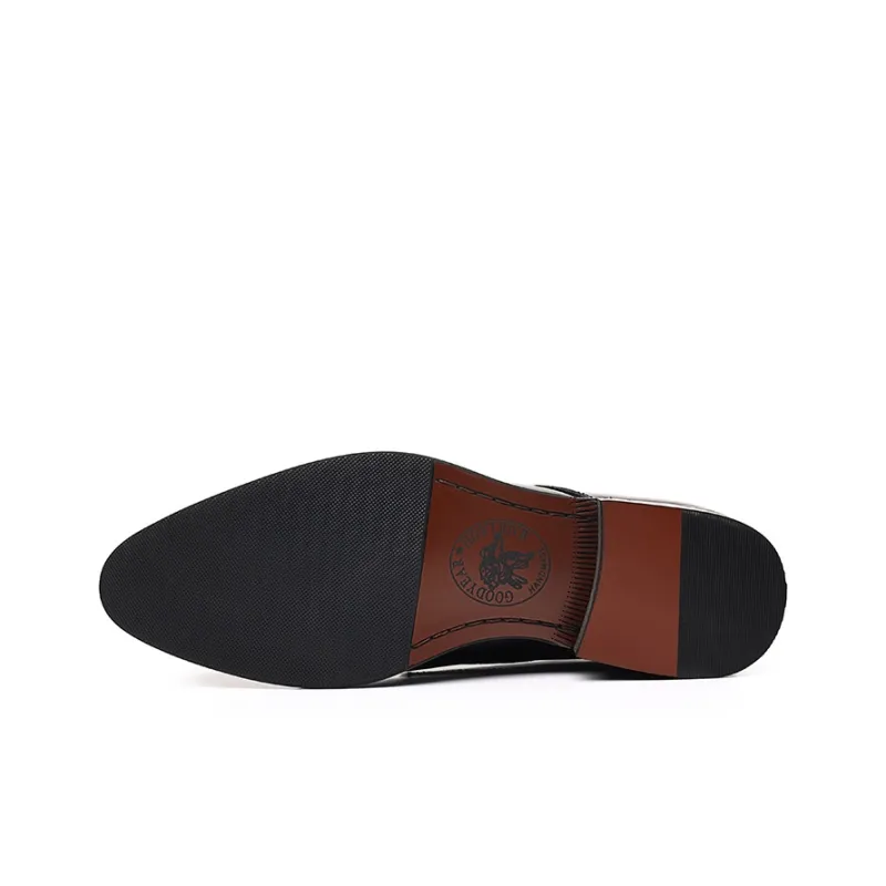 Lady's House Dress Shoes Men's Black-4