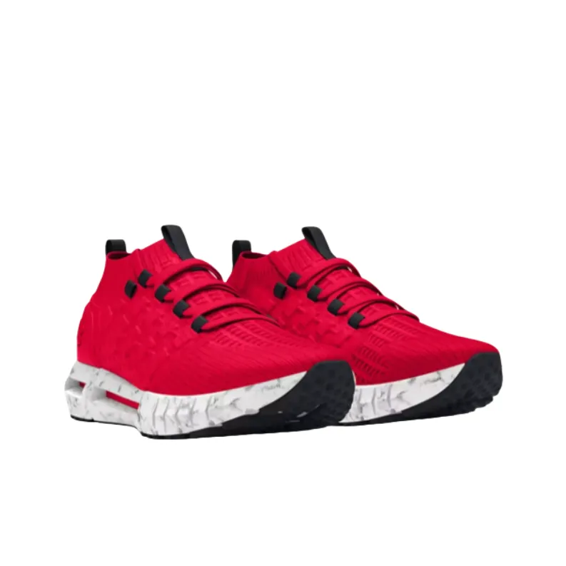 Under Armour Anti Slip Wear Resistant Mid Top Casual Running Shoes Unisex Red-2
