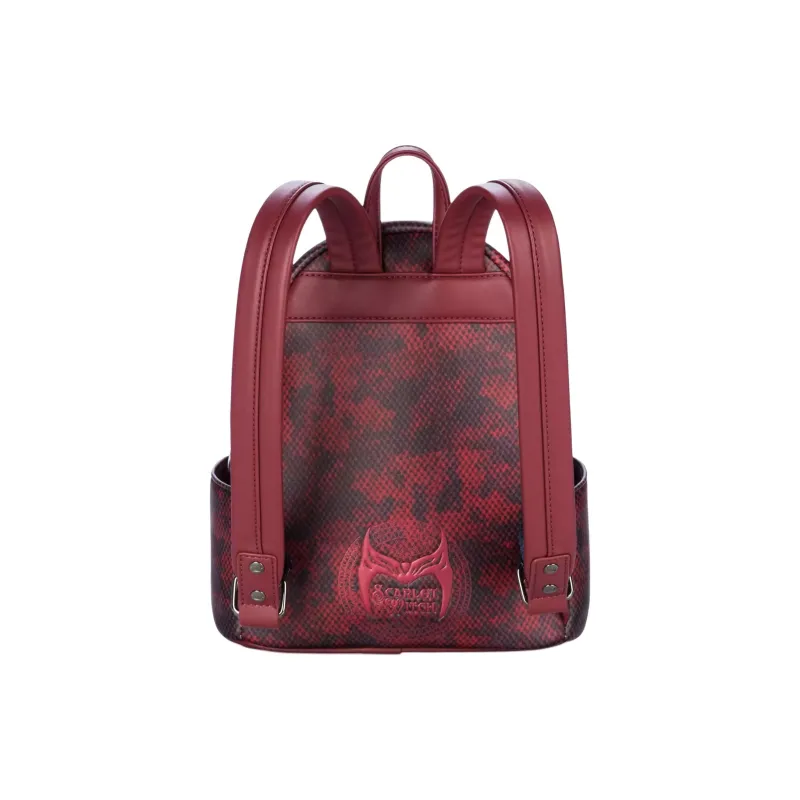 Disney Polyurethane Backpack Mini Women's Red-1