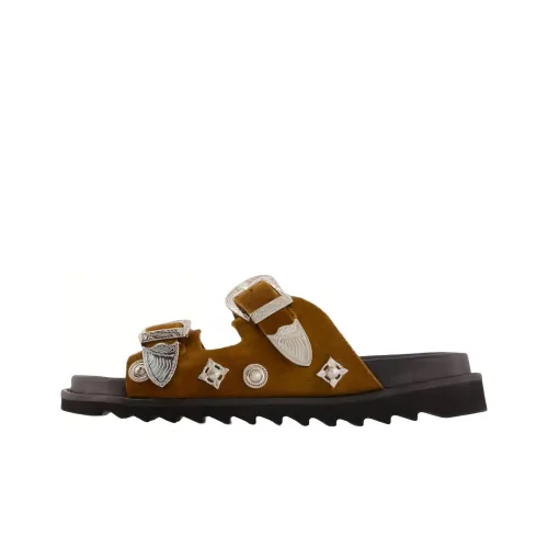 Toga Pulla Slide Slippers Women's Brown