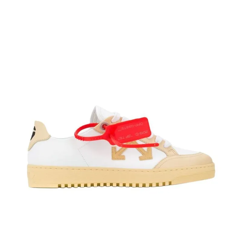 OFF WHITE Arrows 2.0 Low tops Leisure Sneakers White/Yellow Women's-1