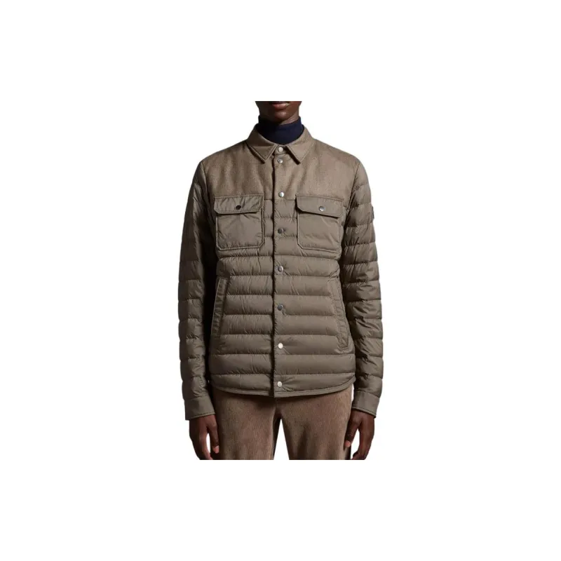 Moncler Down Jacket Men's Light Brown-2