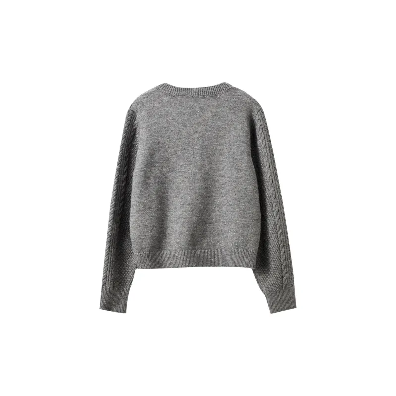 XIANGYING Knitwear Women's Gray-1
