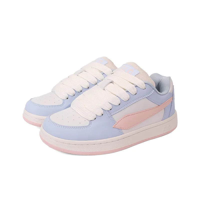 GLO BULL Skateboard Shoes Unisex Low Top Beige Moon Pink-2