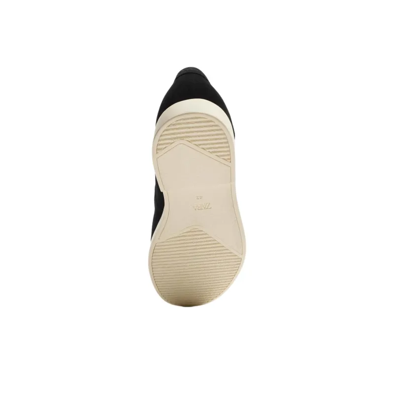 ZARA Loafers Men Black-4