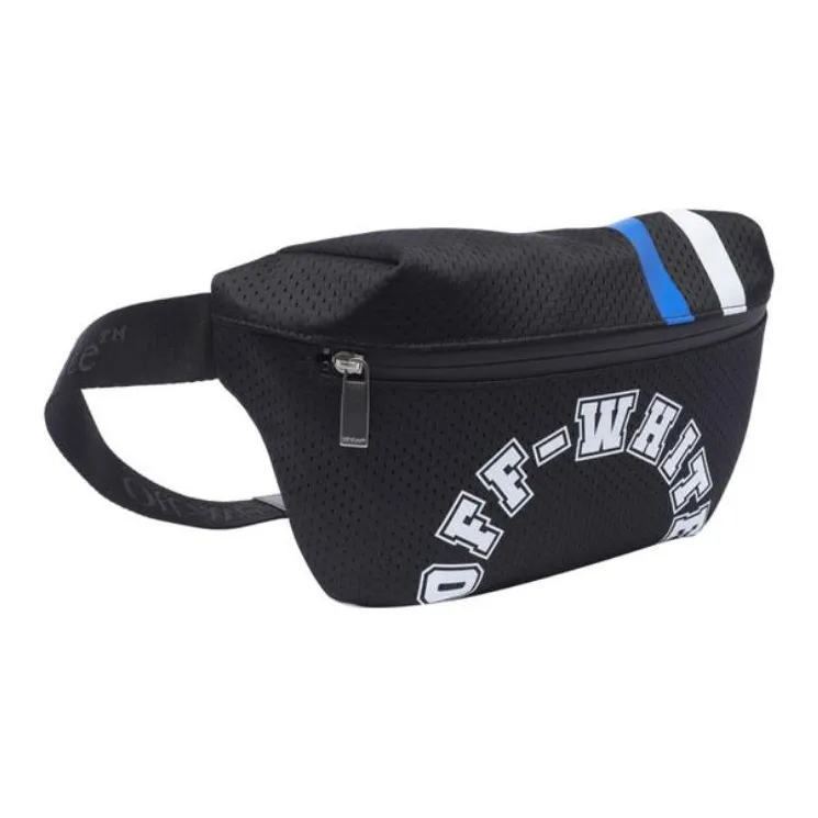OFF WHITE Outdoor Baseball Waist Bag Black-3