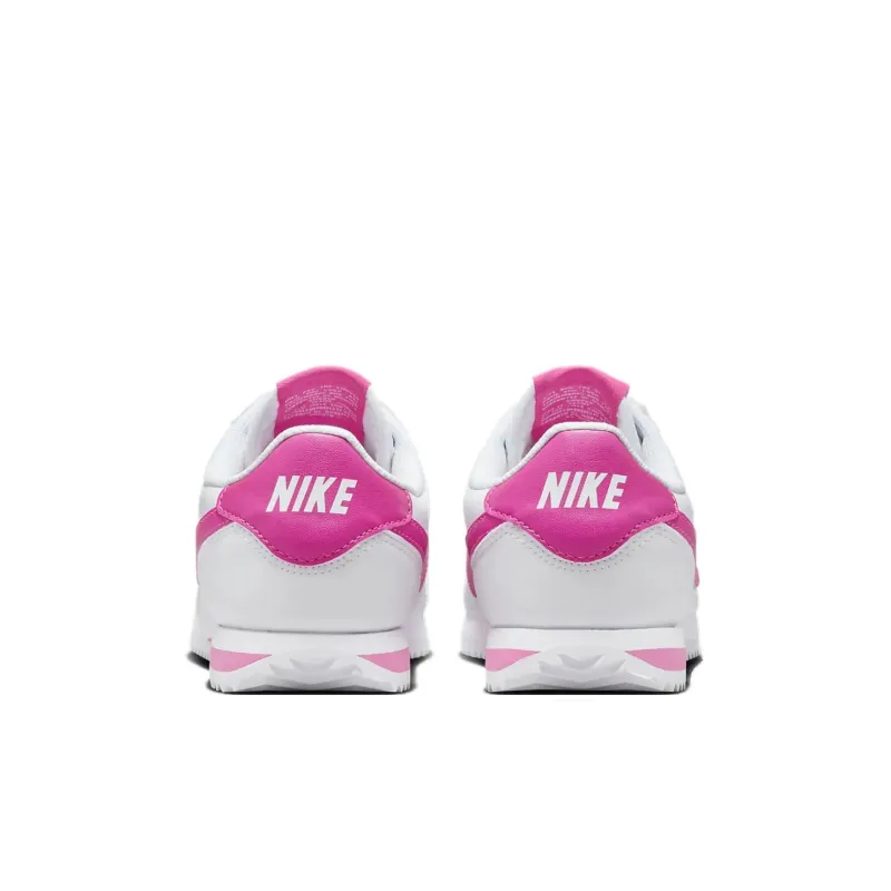 Nike Abrasion Resistant Low Top Kids Lifestyle Shoes White Pink Kids'-3