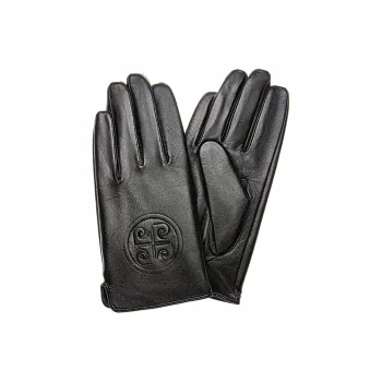 PIERRE CARDIN Goatskin Gloves Men's Black