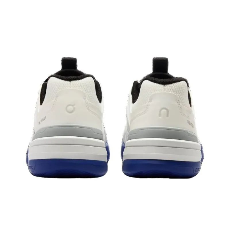 On Anti Slip Wear Resistant Low Top Kids' Training Shoes White Blue Teenagers-3