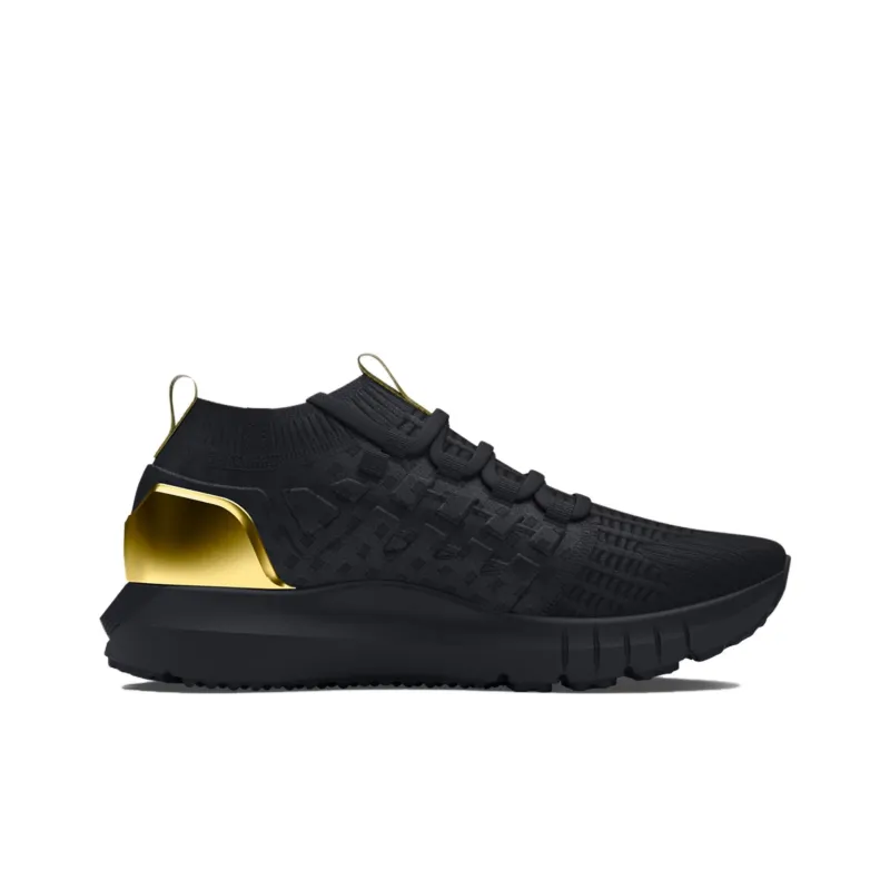 Under Armour Anti Slip Wear Resistant Mid Top Casual Shoes Unisex Black-1