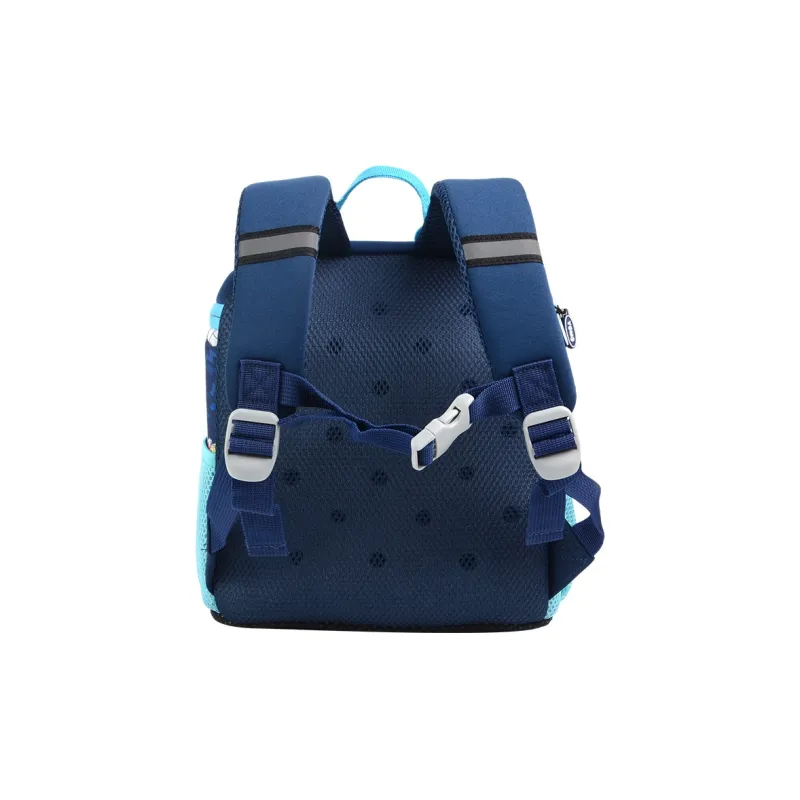 YOME Ultraman Neoprene Fabric With Migration Strap Bucket Styling Backpack Small Size Kids' Royal Blue/Red-3
