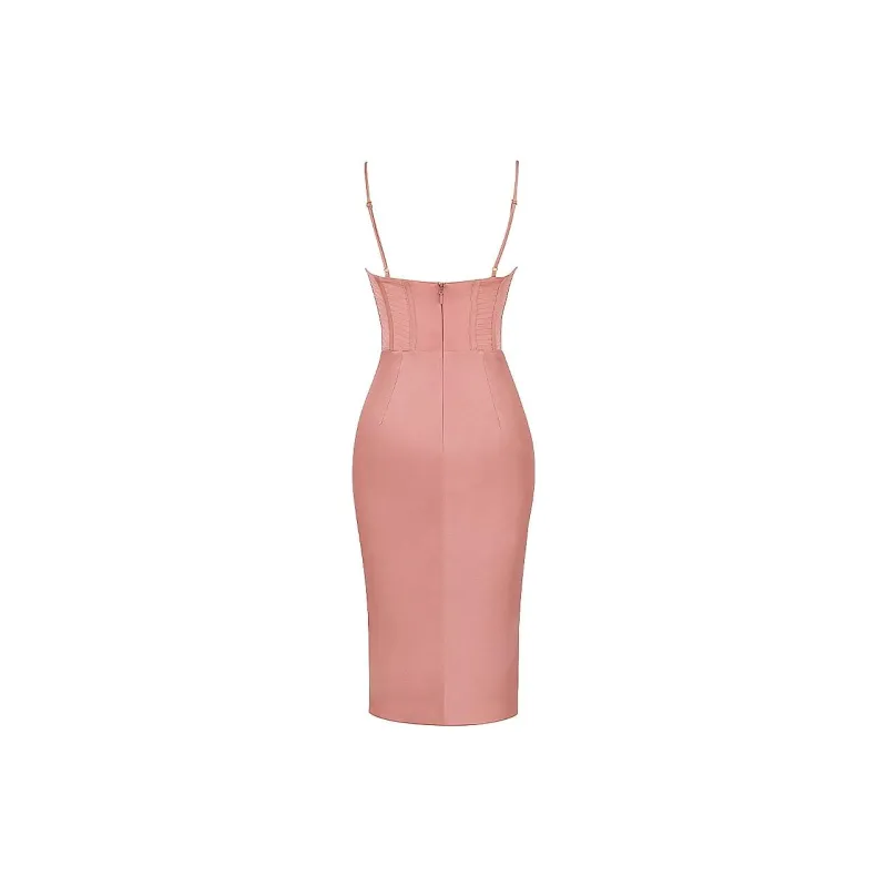 HOUSE OF CB Myrna Slip Dresses Women's Rose/Rose-1
