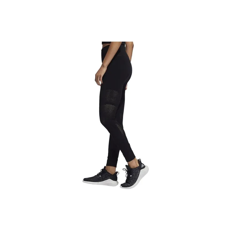 Adidas Warp Knit High Rise Athletic Trousers Women's Black-2