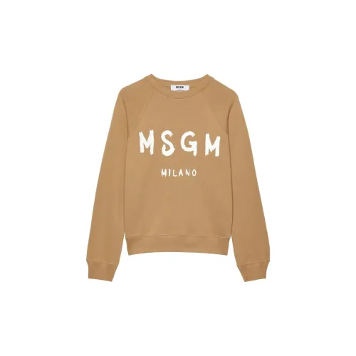 MSGM Sweatshirts Women's Beige