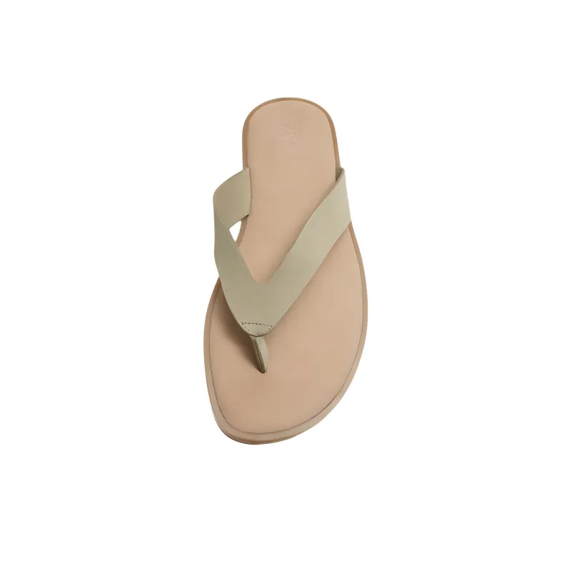 ZARA Abrasion-Resistant Flip Flops Men's Green-3