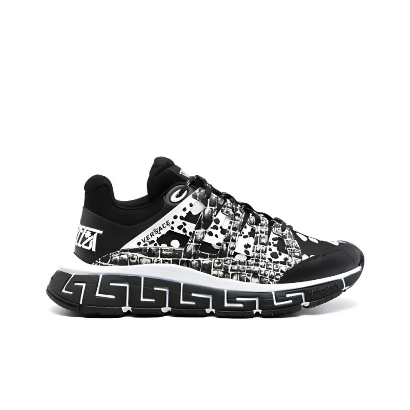 VERSACE Trigreca Leather Sneakers-1