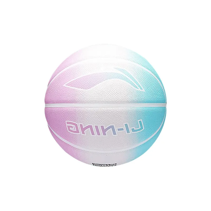LiNing Rubber Basketball Blue Pink Size 5 Size 7 Training Unisex-4