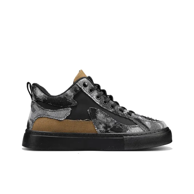 Meiretu Anti Slip Wear Resistant Low Top Skateboard Shoes Men's-1