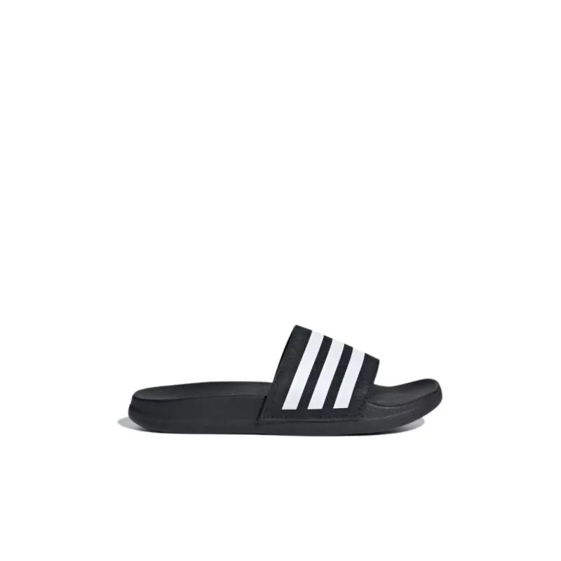 Adidas Adilette Anti-Slip Wear-Resistant Kids' Slippers Black White Kids'-1