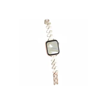 FZRT Apple Compatibility Watch Band IWatch 8/7 Starlight Summer Premium, Unique And Individual Alloy