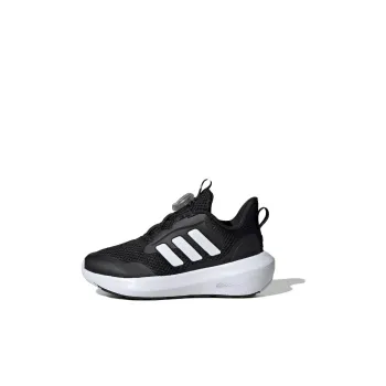 Adidas FORTARUN 3.0 Anti-Slip Wear-Resistant Low-Top Kids Lifestyle Shoes Black White Kids'