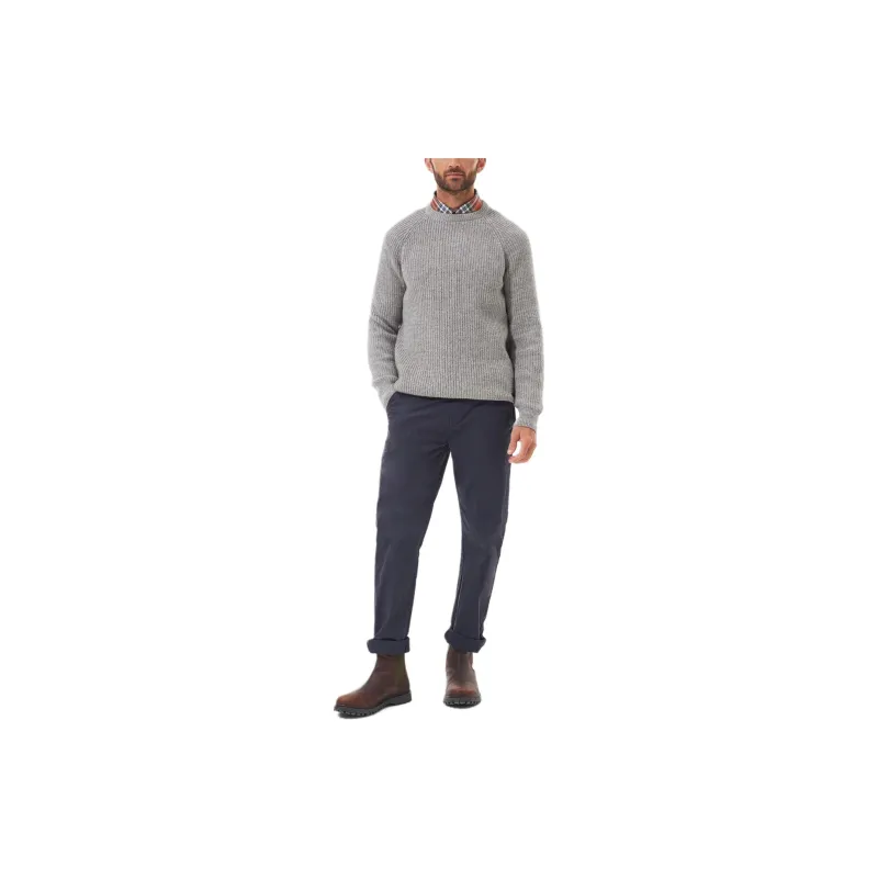 BARBOUR SS24 Sweater Men's Light Gray-1