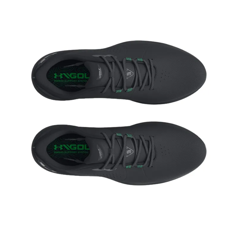 Under Armour Drive Pro Slip-Resistant Breathable Support Low-Top Golf Shoes Men's Black-3