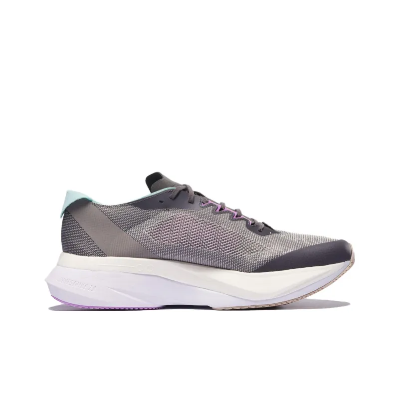 Adidas Adizero Boston 12 Anti Slip Wear Resistant Low Top Running Shoes Men's Gray-1