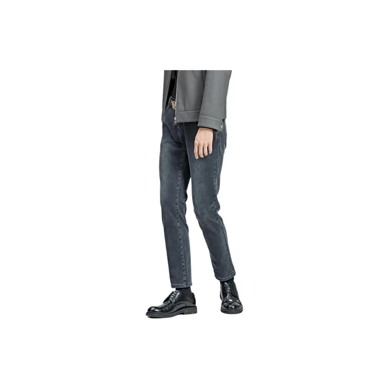 DIKENI Jeans Men Light Gray-2