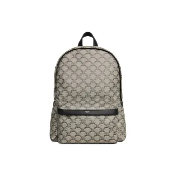 CELINE Triomphe Canvas Backpack Medium Size Men's Light Umber