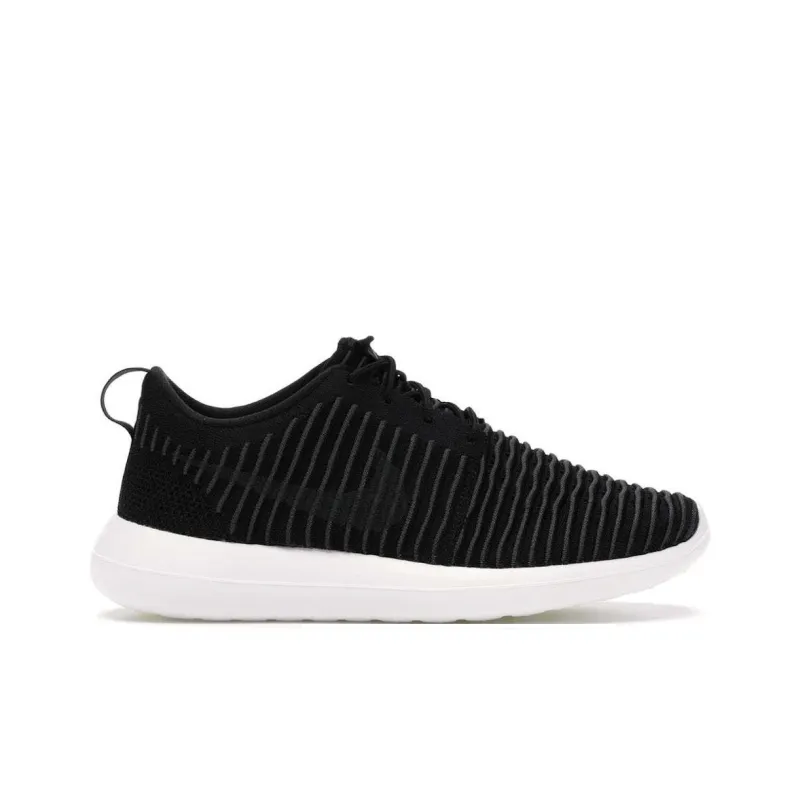 Nike Roshe Two Anti Slip Wear Resistant Low Top Running Shoes Men's Black White-1