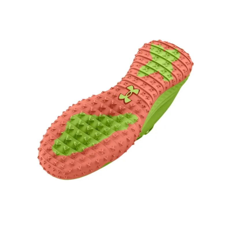 Under Armour UA Shadow Anti Slip Wear Resistant Soccer Shoes Unisex Green-3