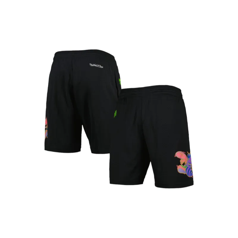 NBA Charlotte Hornets Mitchell & Ness Basketball Shorts Men's Black-2