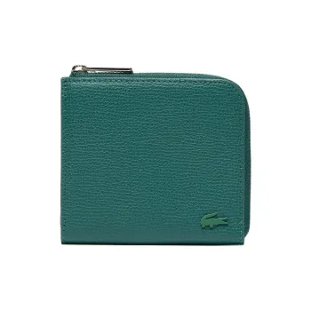 LACOSTE Cow Leather Wallet Men's Green