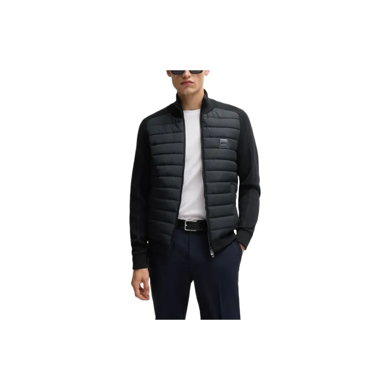 HUGO BOSS Logo Badge Zip Up Jacket-2