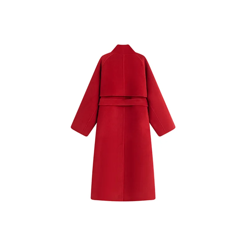 MOSIIMORII Coat Women's Christmas Red-1
