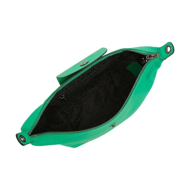 LONGCHAMP Le Pliage Xtra Cow Leather Dumpling Bag Crossbody Bag Shoulder Bag Mini Women's Green-5