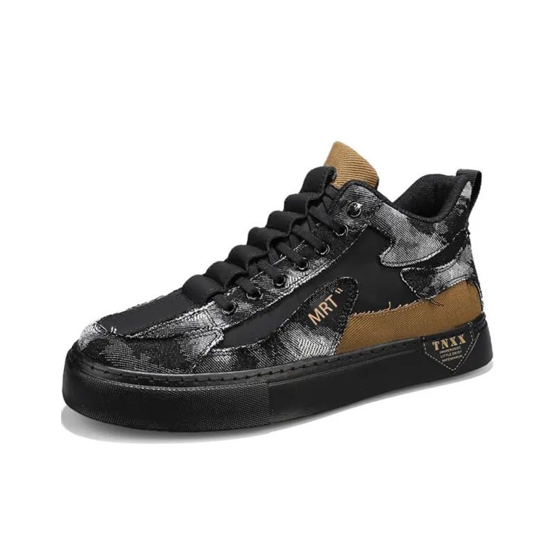 Meiretu Anti Slip Wear Resistant Low Top Skateboard Shoes Men's-2