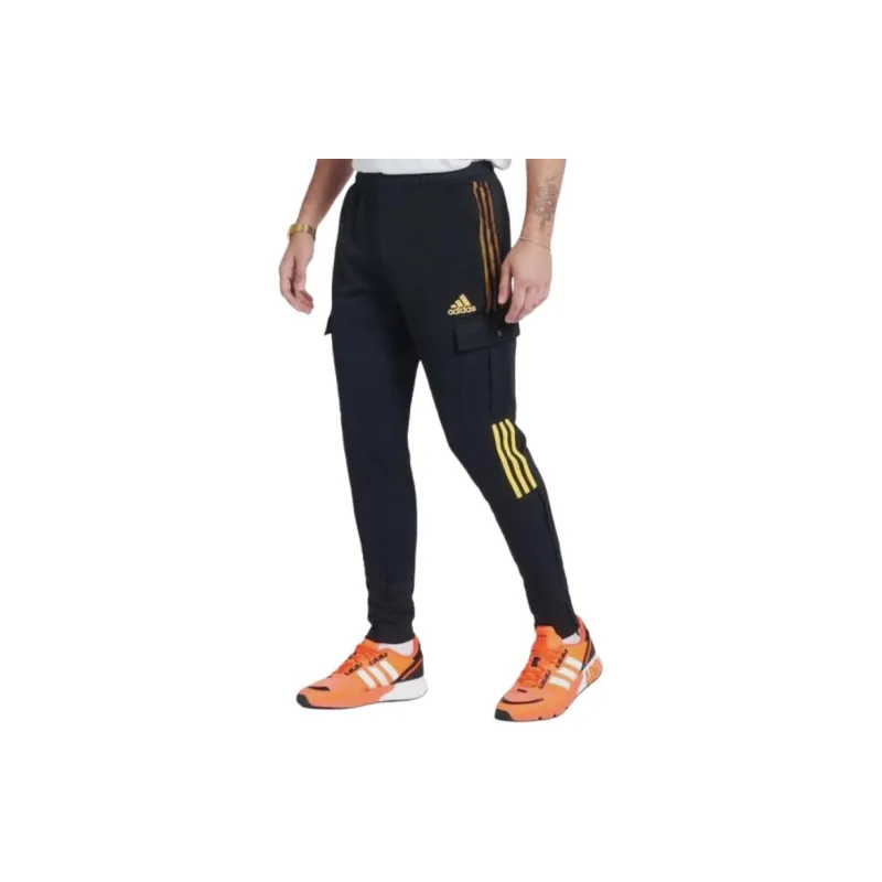 Adidas Cargo Pants Men's Black/Sun Gold-1