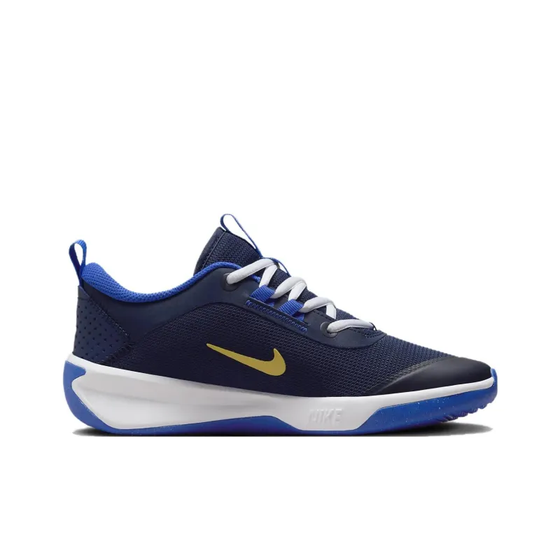 Nike Omni Multi Court Low Top Kids' Training Shoes Blue Teenagers-1