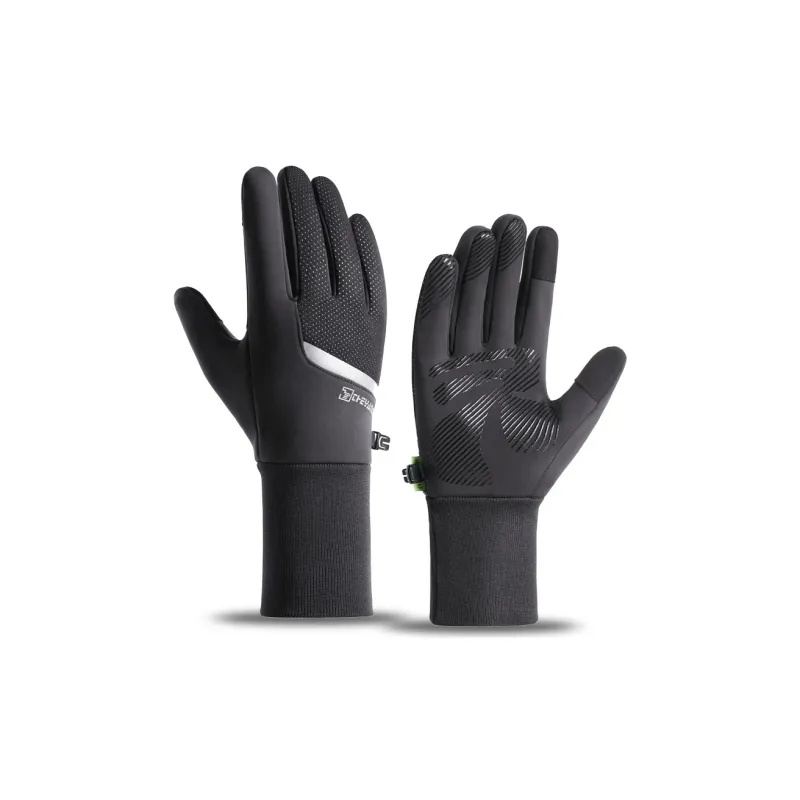 Yamaichi Maru Microfiber+O Particle Velvet+Dive Cloth+Conductive Fiber Cycling Gloves Men's-3