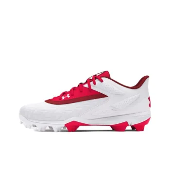 Under Armour Leadoff Anti Slip Wear Resistant Low Top Training Shoes Men's Red White