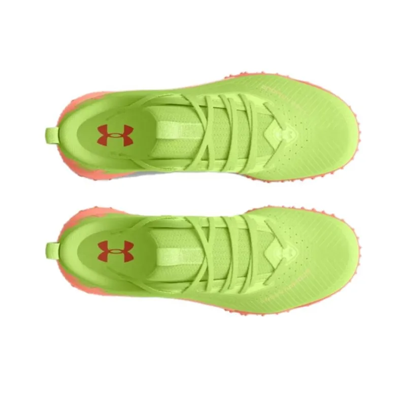 Under Armour UA Shadow Anti Slip Wear Resistant Soccer Shoes Unisex Green-2
