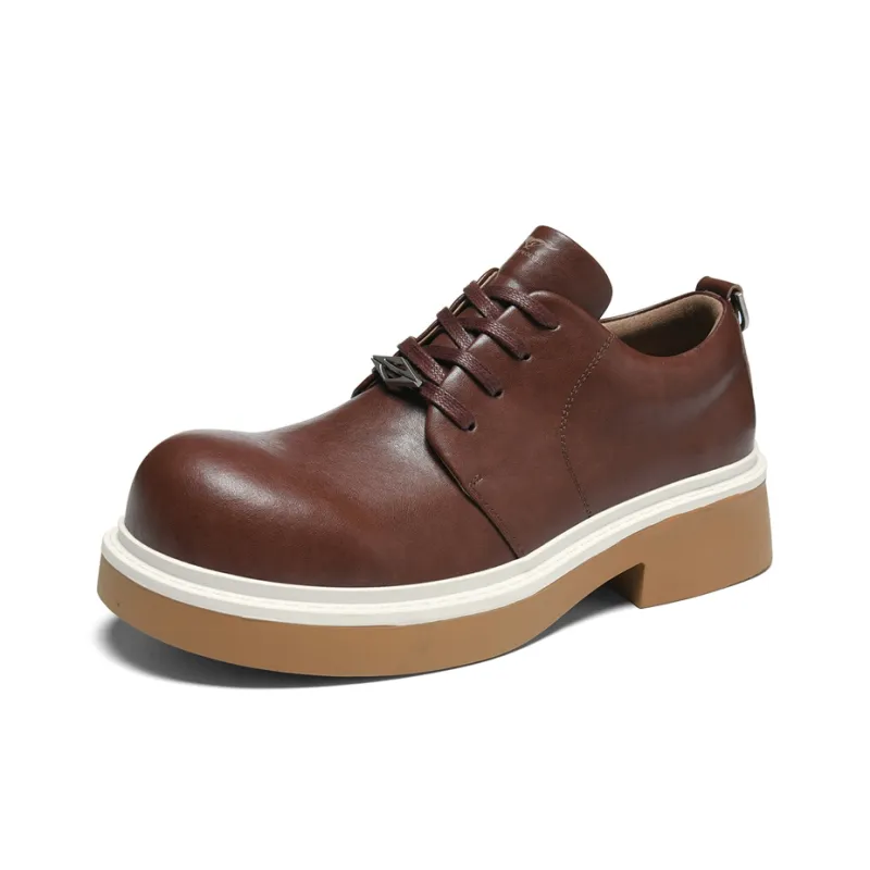 SEPTWOLVES Men's Casual Shoes Men Low Top Black/Coffee/Green-9