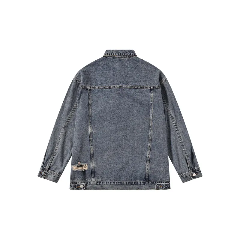GEOFFREY B. SMALL Denim Jacket Unisex Blue-1