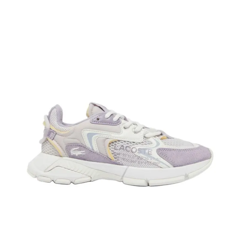 LACOSTE Slip Resistant Low Top Casual Shoes Women's Purple-1
