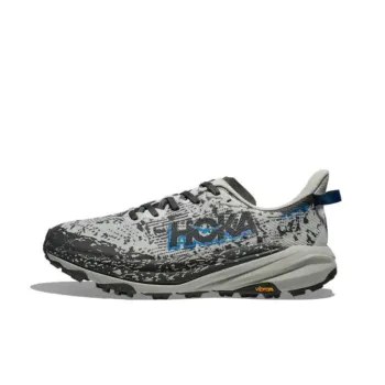 HOKA ONE ONE SPEEDGOAT 6 Cushioning, Slip Resistant, Rebound Low Top Running Shoes Women's Gray Black