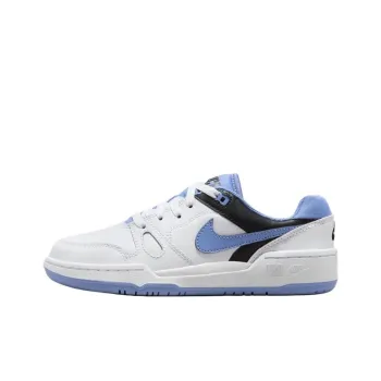 Nike Full Force Anti Slip Wear Resistant Low Top Kids' Skateboarding Shoes White Blue Black Teenagers